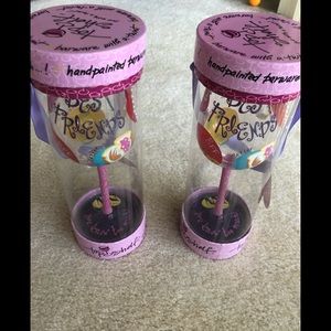 TOP SHELF “BEST FRIENDS” Wine Glasses